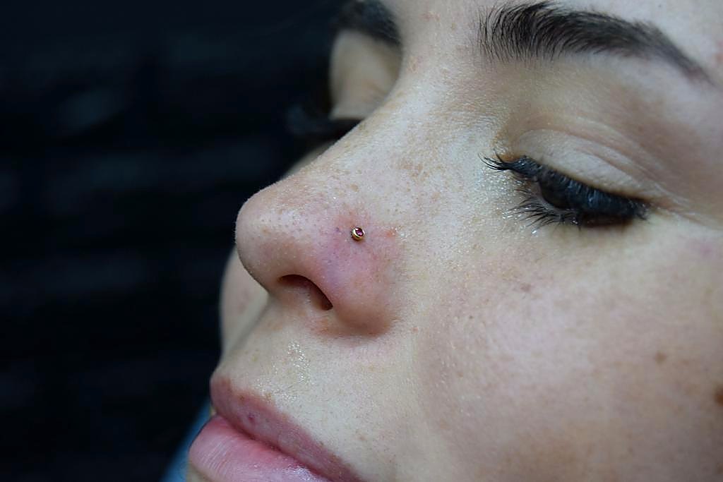 Piercing en la nariz